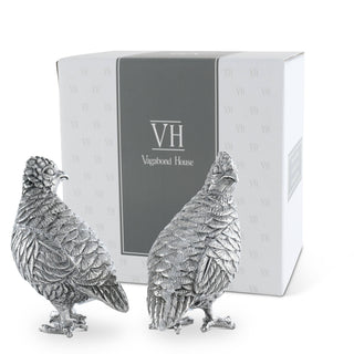 Standing Quails Salt & Pepper Set.