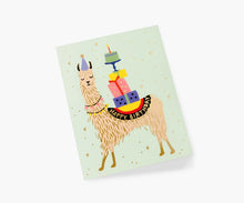 Load image into Gallery viewer, Rifle Paper Co. Birthday Greeting Card - Llama
