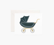 Load image into Gallery viewer, Rifle Paper Co. Baby Greeting Card - Pram
