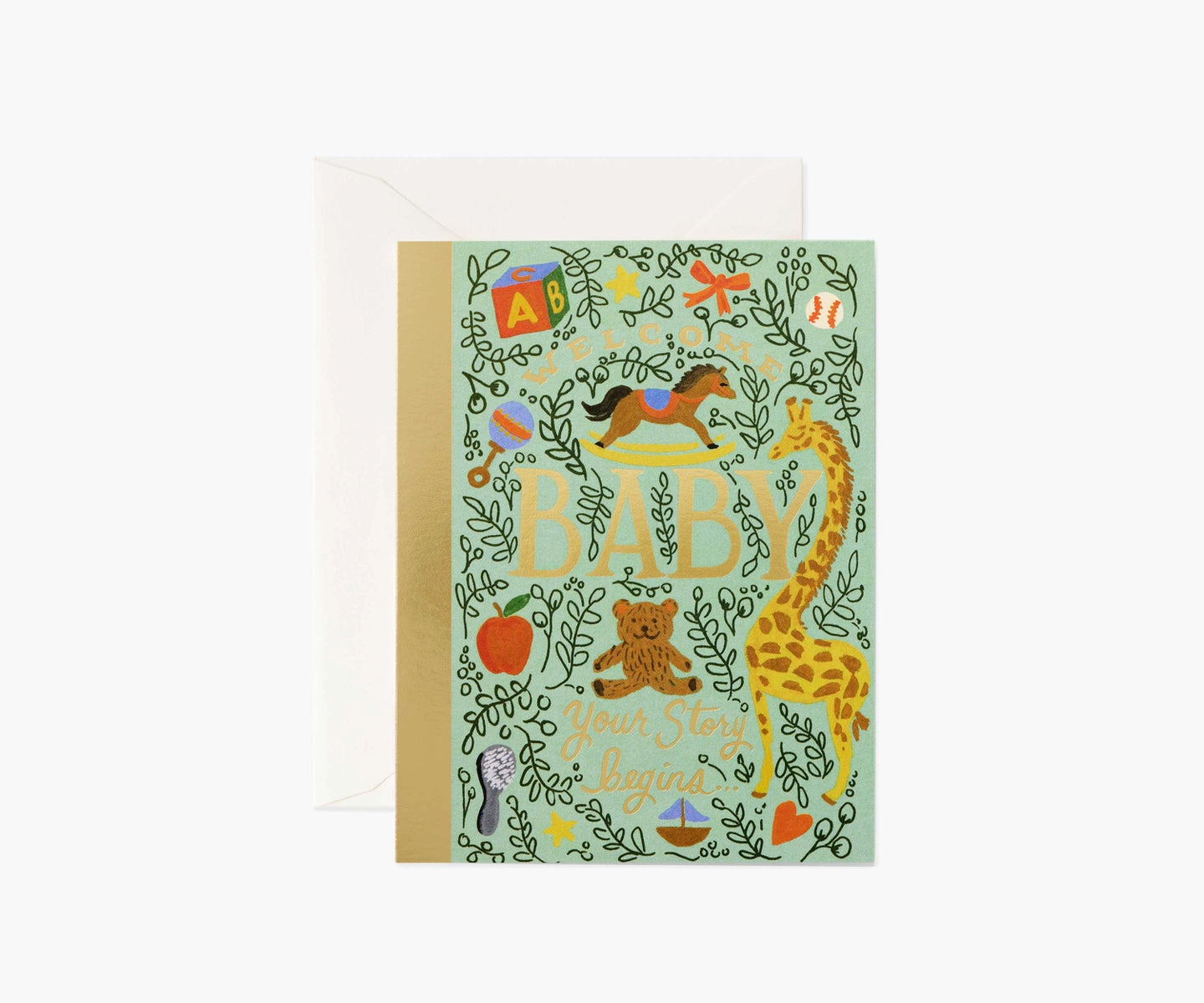 Rifle Paper Co. Baby Greeting Card - Storybook