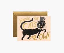 Load image into Gallery viewer, Rifle Paper Co. Greeting Card - Cat&#39;s Meow
