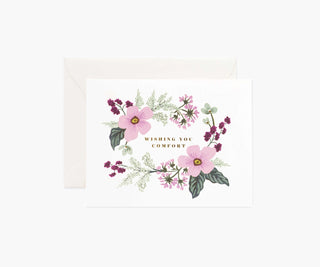 Rifle Paper Co. Greeting Card - Wishing You Comfort Bouquet