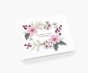 Rifle Paper Co. Greeting Card - Wishing You Comfort Bouquet