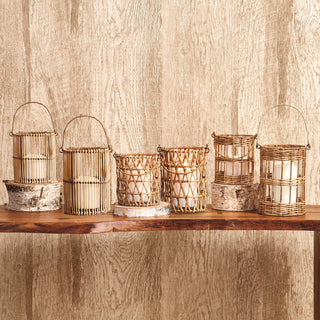 Cane Weave Lantern.