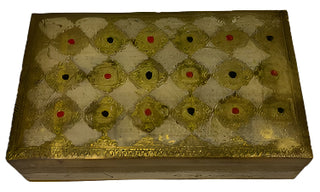 Red & Black Accent Florentine Box