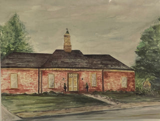 Original Local Watercolor Print Note Card by Terri Hall