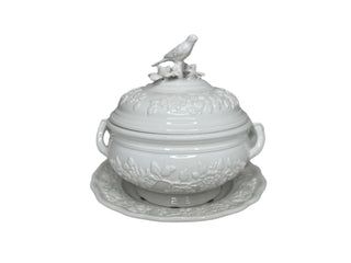 Mottahedah Bird Soup Tureen With Stand