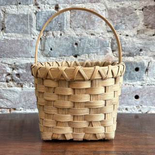 Small Handwoven Square Basket