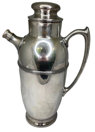 Vintage Poole Silver Co. Silver Plate Cocktail Shaker