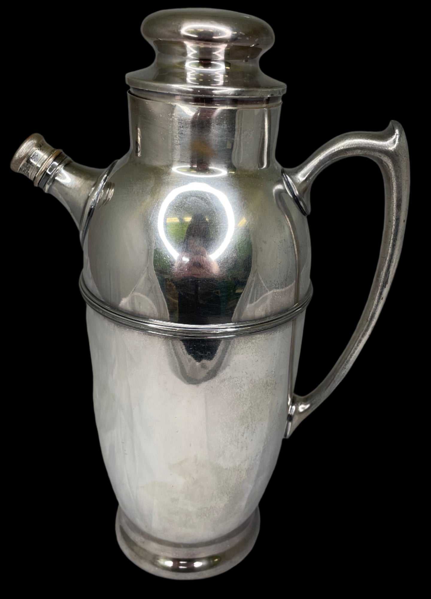Vintage Poole Silver Co. Silver Plate Cocktail Shaker