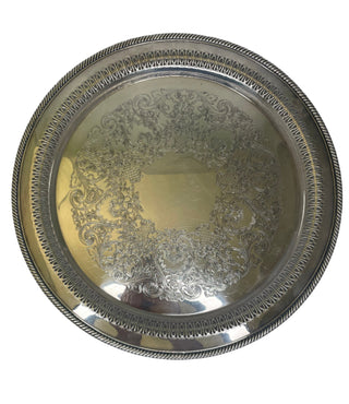 W. M. Rogers Large Silver Plate Tray