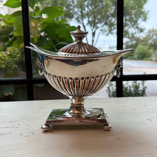 Silver Over Copper Gravy Boat.