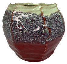 Load image into Gallery viewer, Handmade Tri-color Pottery Vase
