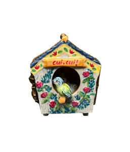 Limoges Cui Cui Bird House Box