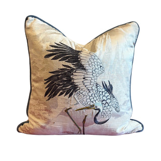 Designer Throw Pillow - Whirly Bird.