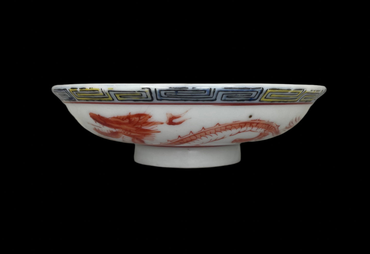 Vintage Dragon and Phoenix Bowl