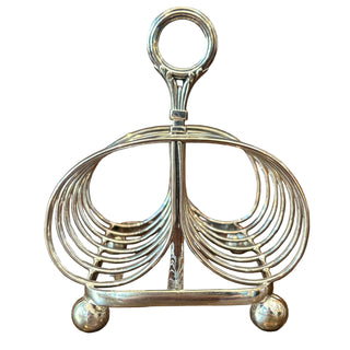 Vintage Toast Rack with Round Feet.
