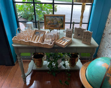Load image into Gallery viewer, Antique Custom Painted Library Table
