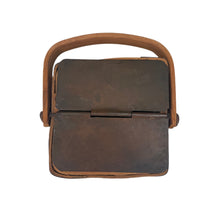Load image into Gallery viewer, Vintage Small Woven Metal and Wood Basket
