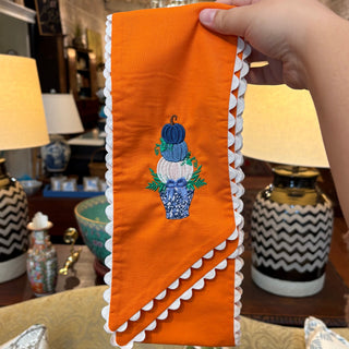 Halloween Embroidered Wreath Sashes.