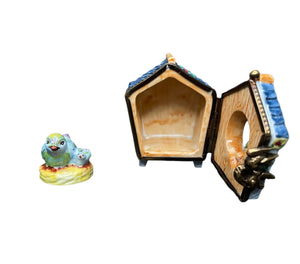 Limoges Cui Cui Bird House Box