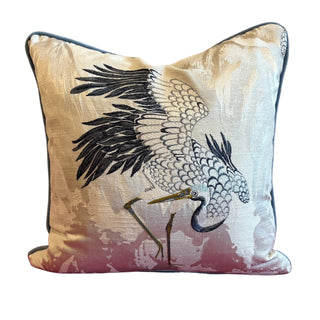 Designer Throw Pillow - Whirly Bird.