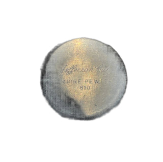Engraved Empire Pewter Jefferson Cup "JDC"