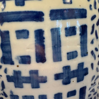 Chinese Blue and White Porcelain Ginger Jar Lamp