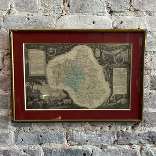 Set of 4 Antique French Maps