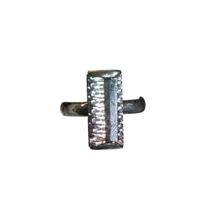 Sterling Tourmaline Bi-color Ring