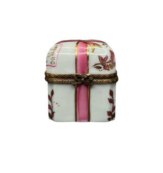 Limoges Pink  Bow Box