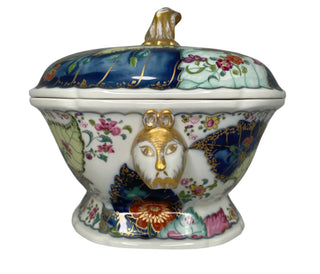 Mottahedah Rectangular Tobacco Soup Tureen