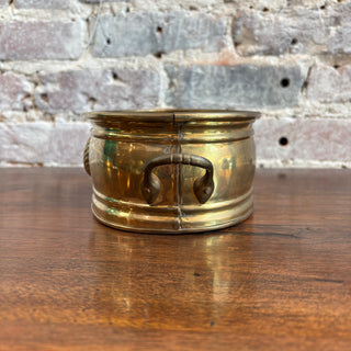 Vintage Brass Seashell Planter