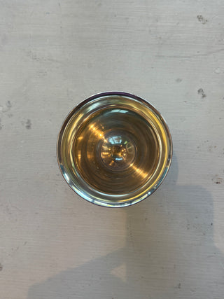 Silver On Copper Fox Head Stirrup Cup
