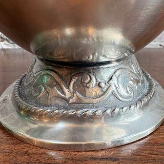 Vintage Metal Stag Deer Snack Bowl