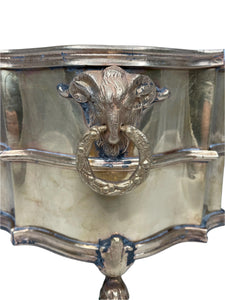 Vintage Brass Mottahedah Planter