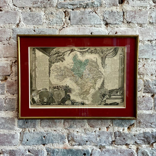 Set of 4 Antique French Maps