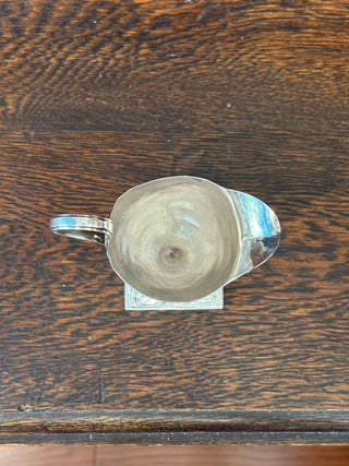 George III Sterling Engraved Creamer.