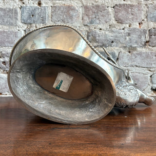 Vintage Metal Stag Deer Snack Bowl