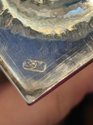 George III Sterling Engraved Creamer.