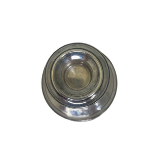Sterling Silver Candle Stick Holders with Floral Design.