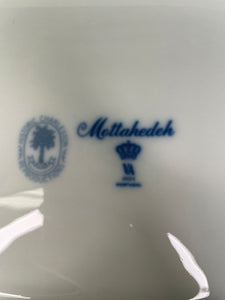 Mottahedah Blue and White Canton Tureen with Under Plate