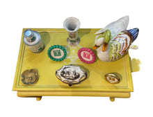 Load image into Gallery viewer, Antique Custom Painted Queen Anne Tea Table
