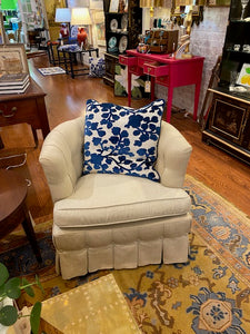 Pair of Vintage O'Henry House Chanel-Back Club Chairs