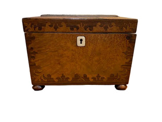 Tunbridge Ware Tea Caddy