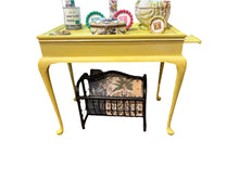 Load image into Gallery viewer, Antique Custom Painted Queen Anne Tea Table
