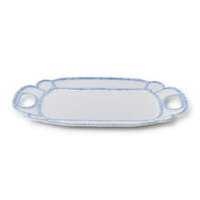 Load image into Gallery viewer, Two&#39;s Company French Blue Bamboo Touch Platter
