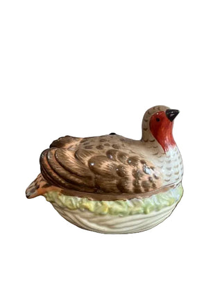 Mottahedah Stately Homes Nesting Guinea (Brown).
