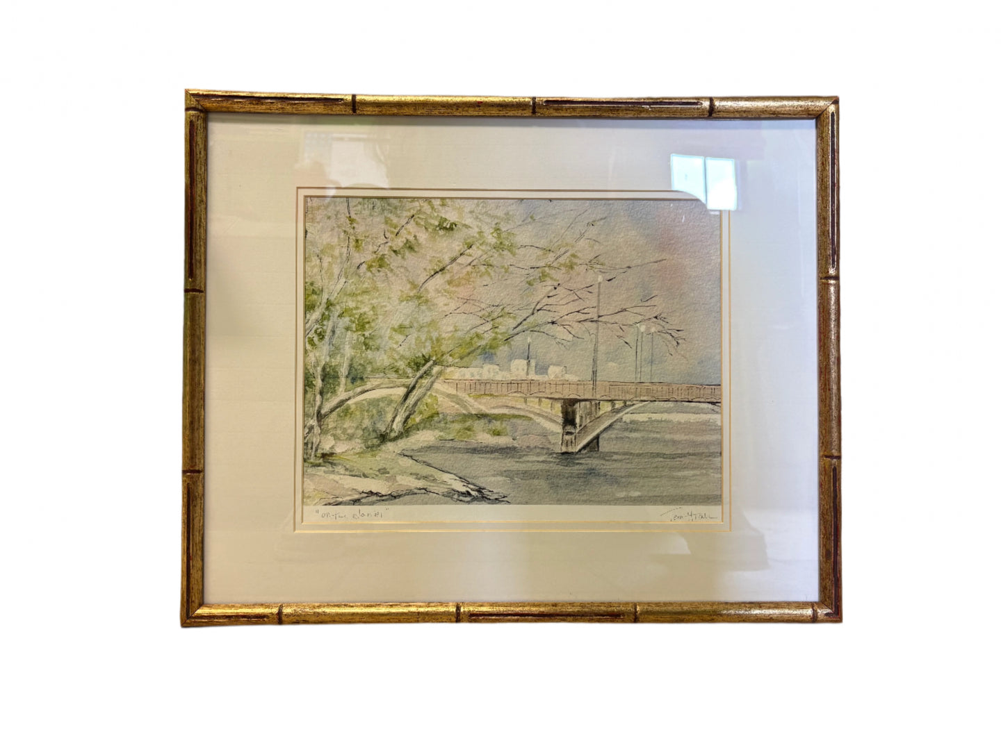 'On the Dan #1' Framed Print by Terri Hall