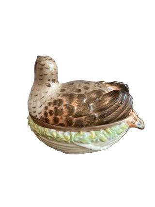 Mottahedah Stately Homes Nesting Guinea (Brown).